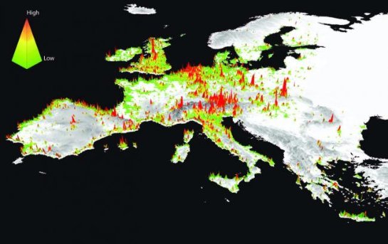 Самые красивые места Европы собрали на карте