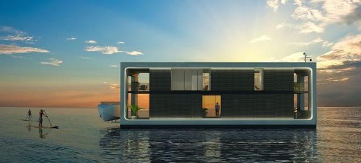 Представлен концепт плавучего, полностью автономного дома (фото)