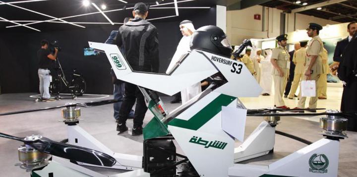 Полиция Дубая тестирует «летающие мотоциклы» российского производства